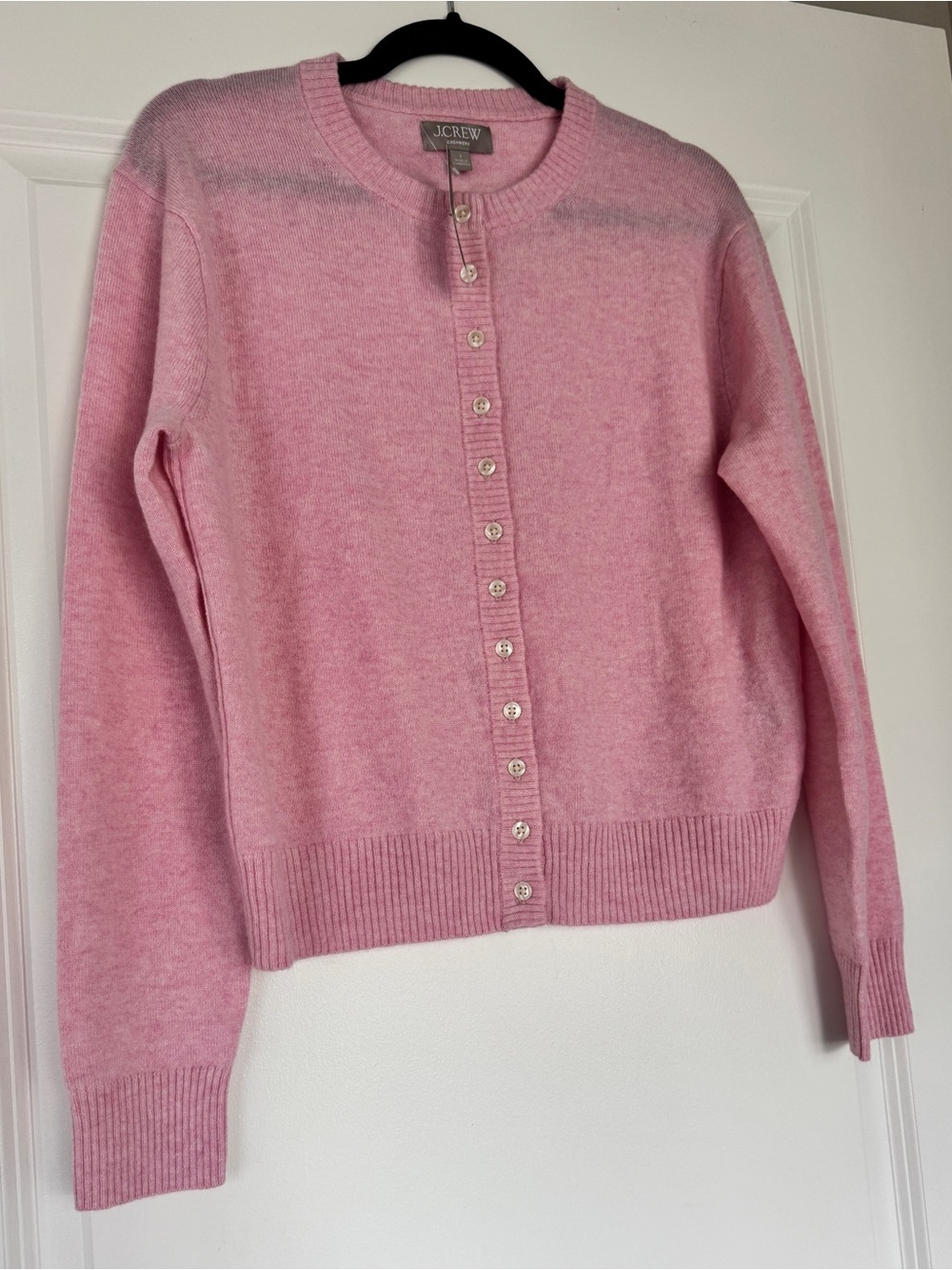J. CREW Women's Perfect Cashmere Cardigan Heather Bouquet Small NWT *SEE NOTE!* - Picture 4 of 16